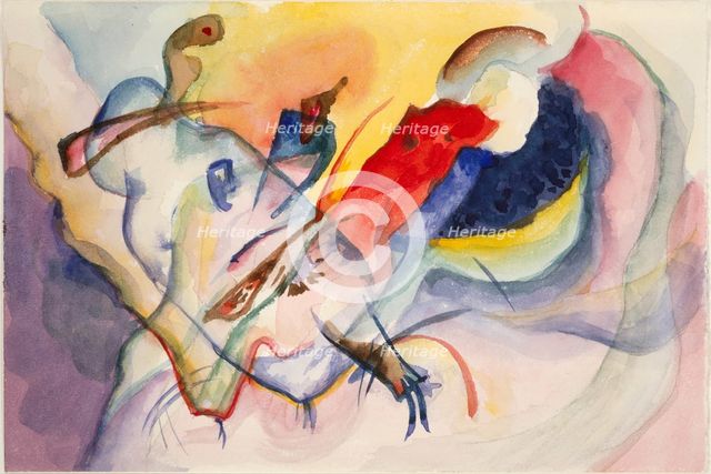 Untitled, 1915. Creator: Kandinsky, Wassily Vasilyevich (1866-1944).