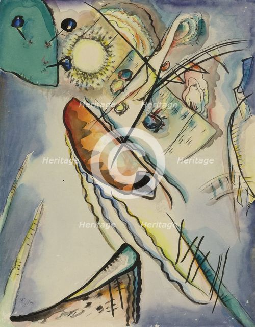Untitled, 1916. Artist: Kandinsky, Wassily Vasilyevich (1866-1944)