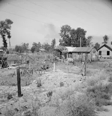 Untitled, 1935-1942. [Rural smallholding]. Creator: Unknown
