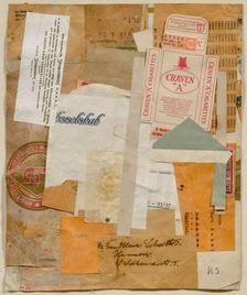 Untitled, 1937-1938. Creator: Kurt Schwitters