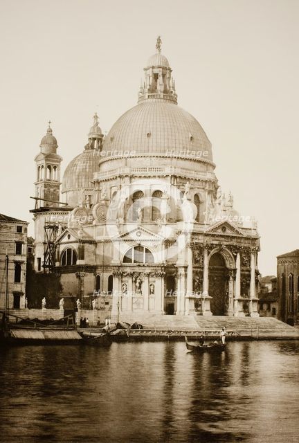 Untitled (41), c. 1890. [Church of Santa Maria della Salute, Venice].  Creator: Unknown.