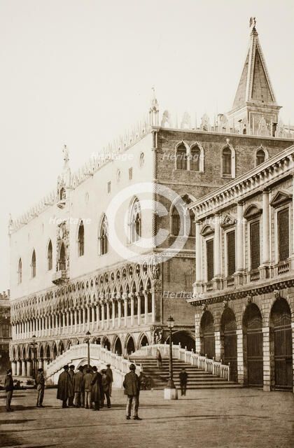 Untitled (43), c. 1890. [Doge's Palace, Venice].  Creator: Unknown.