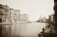 Untitled (67), c. 1890. [Grand Canal, Venice]. Creator: Unknown