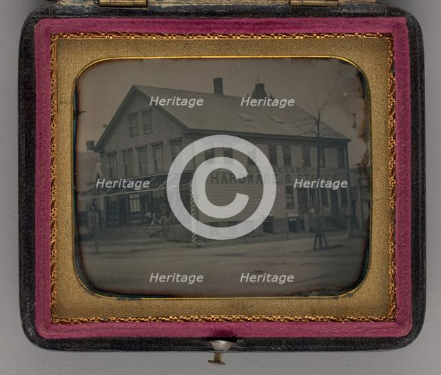 Untitled (Commercial Building, Bridgewater, Massachusetts), 1855. Creator: L. Bradford Howard.