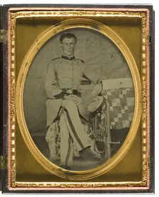 Untitled (Confederate Officer), 1860s. Creator: Unknown