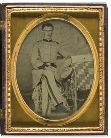 Untitled (Confederate Officer), 1860s. Creator: Unknown