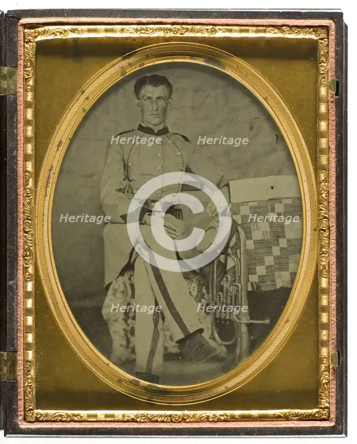 Untitled (Confederate Officer), 1860s. Creator: Unknown.