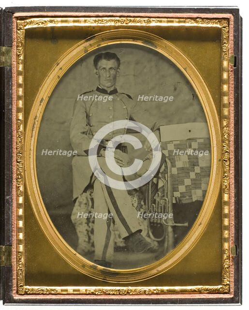 Untitled (Confederate Officer), 1860s. Creator: Unknown.