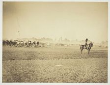 Untitled [cavalry], 1857. Creator: Gustave Le Gray