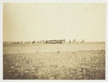Untitled [cavalry], 1857. Creator: Gustave Le Gray