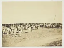Untitled [cavalry], 1857. Creator: Gustave Le Gray