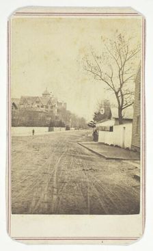 Untitled (carriage tracks), 1850-1880s. Creator: Joshua Appleby Williams