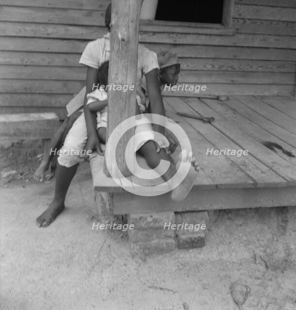 Untitled, [children on porch], between 1935 and 1942. Creator: Dorothea Lange.