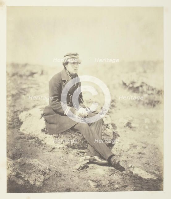 Untitled (Admiral Frederick Augustus Maxse), 1855. Creator: Roger Fenton.