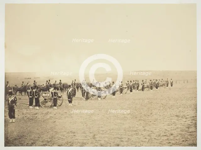 Untitled [artillery], 1857.  Creator: Gustave Le Gray.