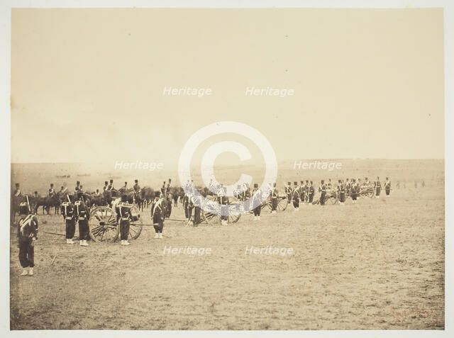 Untitled [artillery], 1857.  Creator: Gustave Le Gray.