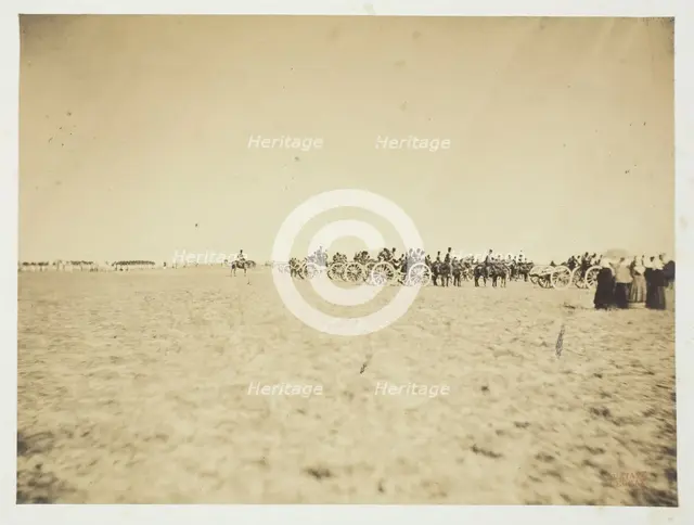 Untitled [artillery], 1857.  Creator: Gustave Le Gray.
