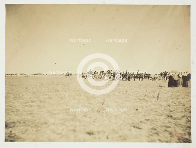 Untitled [artillery], 1857.  Creator: Gustave Le Gray.