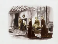 Untitled [artist's studio], c. 1875. Creator: Unknown