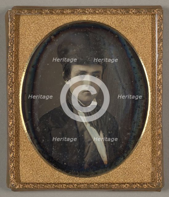 Untitled (Boy with Hat), 1839/60. Creator: Unknown.