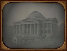 Untitled (Boston Customs House), 1850. Creators: Albert Sands Southworth, Josiah Johnson Hawes