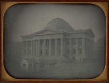 Untitled (Boston Customs House), 1850. Creators: Albert Sands Southworth, Josiah Johnson Hawes