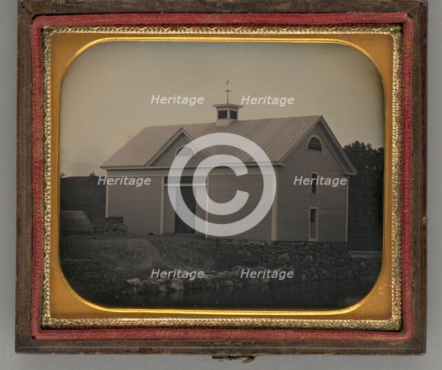 Untitled (Barn), 1851. Creator: John McElroy.