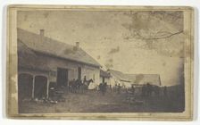 Untitled (barn exterior), mid-late 19th century. Creator: Harwood & Stone