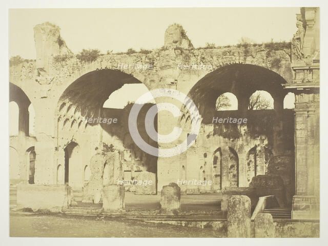 Untitled (Basilica of Maxentius), c. 1857. Creator: Robert MacPherson.