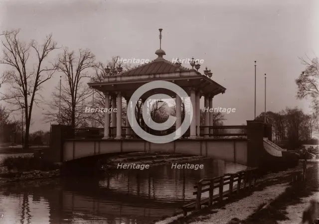 Untitled (Belle Isle band shell, Detroit, Michigan), between 1910 and 1935, printed c1975. Creator: Wendell Hotter.