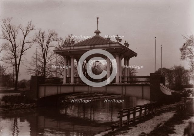 Untitled (Belle Isle band shell, Detroit, Michigan), between 1910 and 1935, printed c1975. Creator: Wendell Hotter.