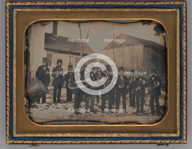 Untitled (Brass Band), 1852. Creator: Unknown.