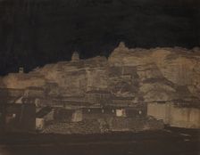Untitled, [buildings, possibly an archaeological site], 1860s. Creator: Unknown