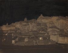 Untitled, [buildings, possibly an archaeological site], 1860s. Creator: Unknown