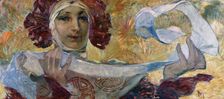 Untitled c1880-1930. Artist: Alphonse Mucha
