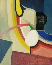 Untitled (Good mood), ca 1945. Creator: Schwitters, Kurt (1887-1948)