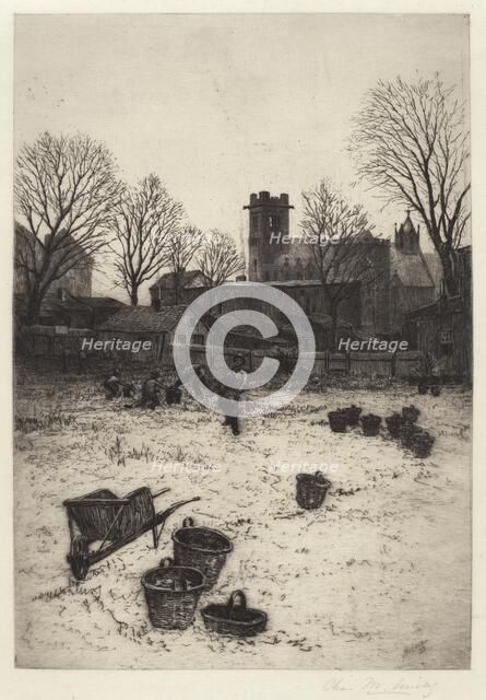 Untitled (Garden Scene), 1893. Creator: Charles Frederick William Mielatz.