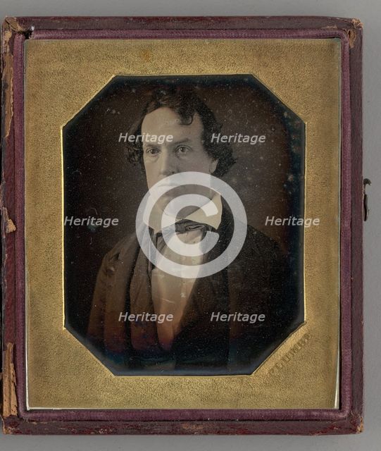 Untitled (Gideon Welles, Secretary of the Navy), 1847. Creator: John Plumbe.