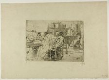 Untitled (Girls Saying Grace), 1885. Creator: Robert Frederick Blum