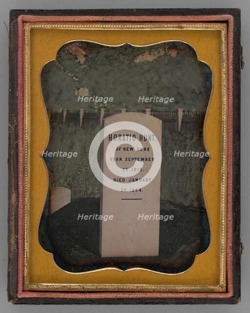 Untitled (Grave), 1854. Creator: Unknown.