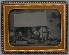 Untitled (Group of Carpenters), 1855. Creator: Unknown