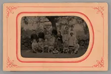 Untitled (Group Portrait of Children), 1875. Creator: Unknown