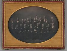 Untitled (Group Portrait of Men), 1852. Creator: John Adams Whipple