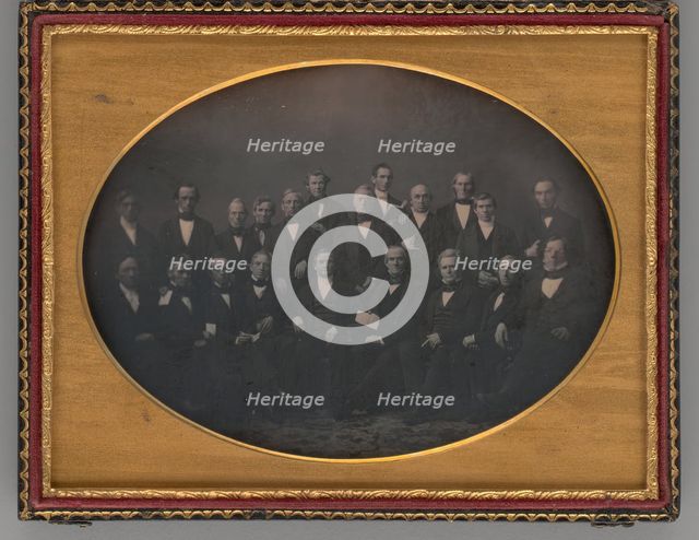 Untitled (Group Portrait of Men), 1852. Creator: John Adams Whipple.
