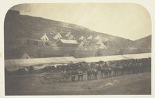 Untitled [gun carriage, Crimean War], 1855. Creator: Roger Fenton