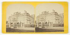 Untitled [entrance to large building], 1875/99. Creator: Unknown