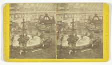 Untitled [fountain at the Chicago Interstate Industrial Exposition], 1874. Creator: Lovejoy & Foster