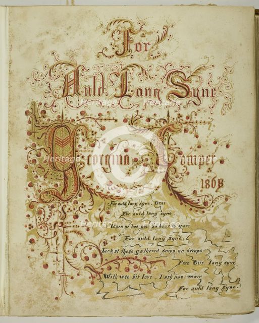 Untitled [For Auld Lang Syne], 1855/68.  Creator: Georgina Cowper.