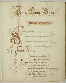 Untitled [For Auld Lang Syne], 1855/68. Creator: Georgina Cowper