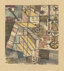 Untitled (Factory), 1922. Creator: Klee, Paul (1879-1940)